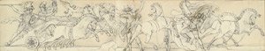 Lot 6651, Auction  106, Schwanthaler, Ludwig, Zwei Illustrationen zu Homers "Ilias"