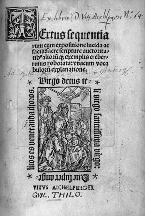 Los 592 - Textus sequentiarum - cum expositione lucida ac facili - 0 - thumb