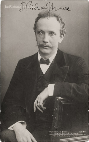 Los 2766 - Strauss, Richard - Signierte Porträtfoto-Postkarte - 0 - thumb