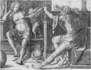 Los 5146 - Leyden, Lucas van - Mars, Venus und Amor - 0 - thumb