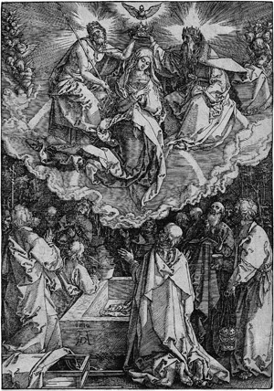 Lot 5534, Auction  112, Dürer, Albrecht, Mariae Himmelfahrt und Krönung