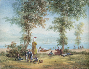Los 6582 - Mayer, Auguste-Etienne-François - Sommertag am Bosporus - 0 - thumb