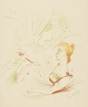 Lot 7279, Auction  113, Lobel, P. H., Yvette Guilbert dans sa Loge
