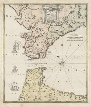 Lot 48, Auction  117, Homann, Johann Baptist, Carte nouvelle De l'Isle de Cadix 