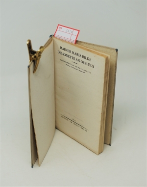 Lot 3419, Auction  121, Rilke, Rainer Maria, Sonette an Orpheus