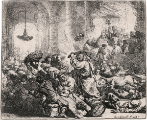 Lot 5161, Auction  121, Rembrandt Harmensz. van Rijn, Christus die Händler aus dem Tempel treibend.