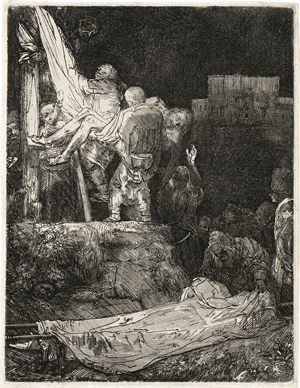 Lot 5164, Auction  121, Rembrandt Harmensz. van Rijn, Die Kreuzabnahme bei Fackelschein.