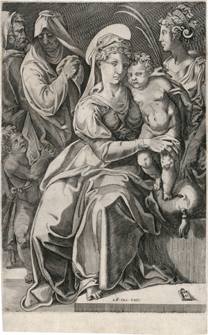 Lot 5200, Auction  121, Vico, Enea, Die Heilige Familie