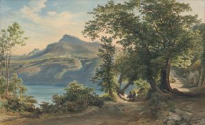 Lot 6742, Auction  121, Loos, Friedrich, Monte Cavo bei Albano