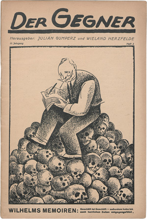 Lot 3414, Auction  123, Gegner, Der, III. Jahrgang, 1922, Heft 3