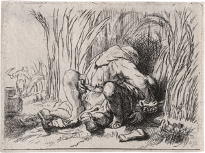 Lot 5856, Auction  123, Rembrandt Harmensz. van Rijn - nach, Der Mönch im Kornfeld