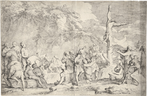 Lot 5860, Auction  123, Rosa, Salvator, Die Kreuzigung des Polycrates