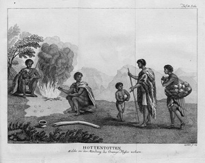 Los 41 - Patterson, William - Reisen in das Land der Hottentotten. Berlin, Christian Friedrich Voß und Sohn, 1790. - Erste deutsche Ausgabe - 0 - thumb