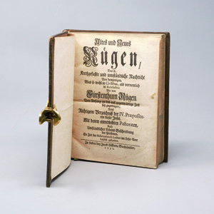 Los 257 - Wackenroder, Ernst Heinrich - Altes und Neues Rügen. Greifswald, Löffler, 1730 - 0 - thumb