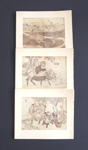 Los 537 - Hokusai, Katsushika - Sammlungen von 10 Holzschnitten. Edo um 1820-1878 - 5 - thumb