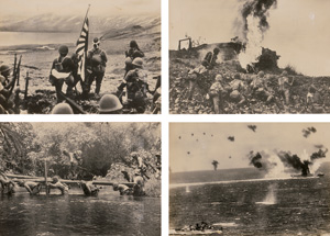 Los 618 - Pazifikkrieg in Pressefotografien - Daishogyohatsu isshunen kinen Daitoasenso hodo shashinshu. Tokio, Yomiuri Shimbun, 1942. - Sammlung japanischer Pressefotografien zum Gedenken an den Ausbruch des Pazifischen Krieges - 0 - thumb