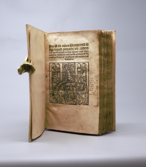 Los 706 - Petrus, Frater - Legenda Sanctae Catharinae. Straßburg, Johann Grüninger, 2.VII.1500. - Erste deutsche Ausgabe - 2 - thumb