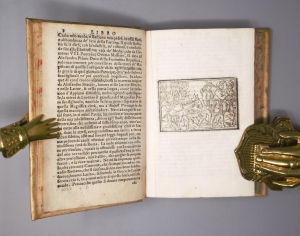 Los 708 - Apuleius, Lucius - Dell'Asino d'oro. Florenz, Filippo Giunta, 1598. - Durchschossenes Exemplar mit 60 Text-Holzschnitten - 9 - thumb