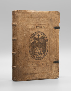 Los 732 - Blindgeprägter Schweinslederband - aus der Privatbibliothek des Mainzer Kurfürsten Wolfgang X. von Dalberg. Deutschland 1599 - 0 - thumb