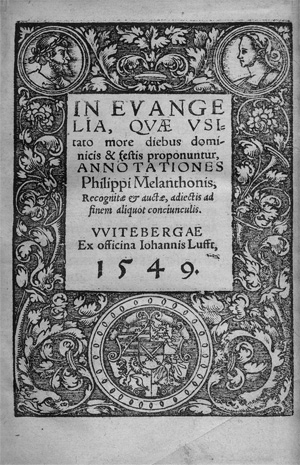 Los 753 - Melanchthon, Philipp - In Evangelia. Wittenberg, Hans Lufft, 1549 - 0 - thumb