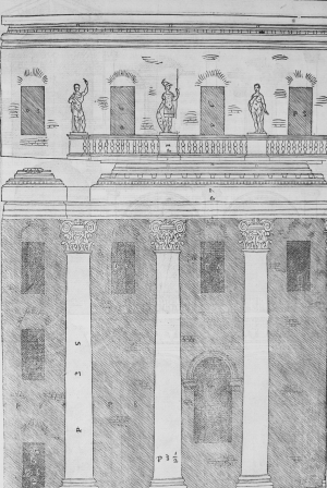 Los 762 - Palladio, Andrea - I quattro libri dell'architettura. Venedig, Bartholomäus Carampello, 1581. - Die zweite Palladio-Ausgabe  - 6 - thumb
