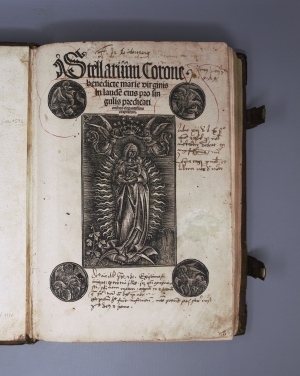 Los 788 - Themeswar, Pelbartus de - Stellarium Corone benedicte marie virginis. Augsburg, J. Otmar und J. d.J. Schönsperger, 1502 - Erste Ausgabe aus der Augsburger Offizin von Otmar und Schönsprenger - 2 - thumb