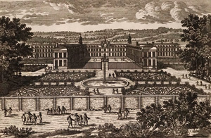 Los 894 - Perelle, Gabrielle und Nicolas - Sammelband mit 89 Kupfertafeln aus verschiedenen graphischen Folgen mit Ansichten von Paris, Versailles und Umgebung. Paris, Mariette bzw. Langlois, um 1680 - 0 - thumb