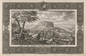 Los 897 - Pintz, Johann Georg und Engelbrecht, Martin - Différentes vues dessinées d'aprés nature sur le château si renommé de Königstein. Um 1735 - 0 - thumb