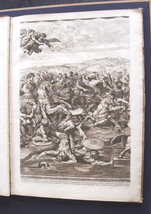 Los 904 - Aquila, Francesco Faraone und Raffael Santi d'Urbino - Picturae Raphaelis sanctij urbinatis. Rom, Sohn Dominico De Rossi, 1722. -Erste Ausgabe - 4 - thumb