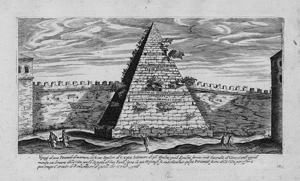 Los 905 - Sadeler, Aegidius - Vestigi delle antichita di Roma Tivoli Pozzuolo et altri luochi. Prag, Sadeler, 1606. - Mit zahlreichen Veduten Roms - 0 - thumb