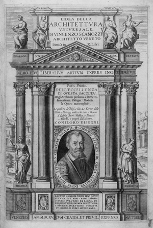Los 907 - Scamozzi, Vincenzo - Dell'idea della architettura universale. Venedig, G. Valentino, 1615. - Erste Ausgabe - 0 - thumb