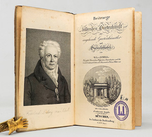 Los 913 - Sckell, Friedrich Ludwig von - Beitraege zur bildenden Gartenkunst. München, Joseph Lindauer, 1825. - Zweite Ausgabe vom Hauptwerk Sckells   - 0 - thumb
