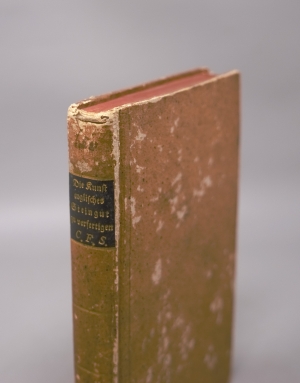 Los 920 - Völlig entdecktes Geheimnis der Kunst Fayence, - englisches Steingut und ächtes Porcellain zu verfertigen. Leipzig, Christian Gottlob Hilscher, 1793. - Erste Ausgabe - 2 - thumb