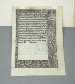 Los 1026 - Stundenbuch - Baum des Jesse. Lateinische Handschrift auf Pergament. Frankreich um 1500. Mit golderhöhter Miniatur - 2 - thumb
