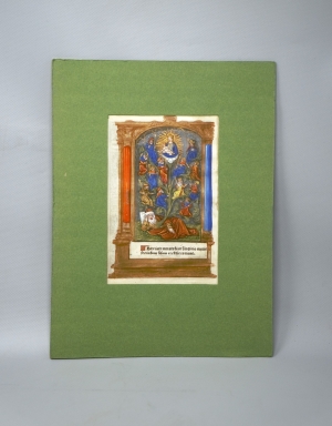 Los 1026 - Stundenbuch - Baum des Jesse. Lateinische Handschrift auf Pergament. Frankreich um 1500. Mit golderhöhter Miniatur - 3 - thumb