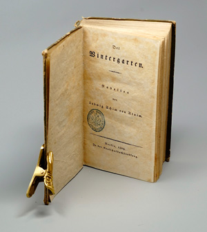 Los 1504 - Arnim, Ludwig Achim von - Der Wintergarten. Novellen. Berlin, Realschulbuchhandlung, 1809 - 0 - thumb