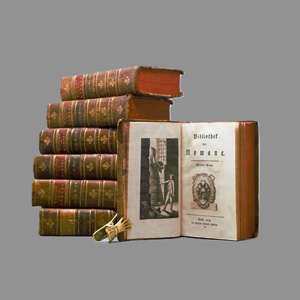 Los 1509 - Bibliothek der Romane - Sammlung von 14 Teilen in 7 Bänden. Berlin, C. F. Himburg bzw. Riga, Hartknoch, 1779-1793 - 0 - thumb