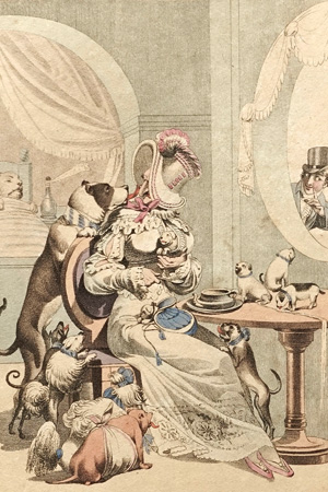Los 1524 - Castelli, Ignaz Franz - Zerrbilder menschlicher Thorheiten und Schwächen. Mit 30 kolor. Kupfertafeln. Wien 1818 - 0 - thumb