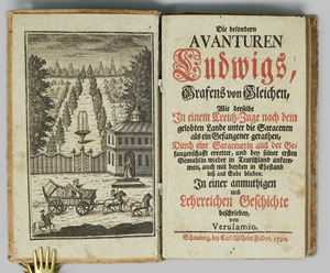 Los 1612 - Hobbhan, Johann Wilhelm - Die besondern Avanturen Ludwigs, Grafens von Gleichen. Schneeberg, Carl Wilhelm Fulda, 1730 - 0 - thumb