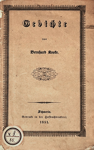 Los 1641 - Kooke, Bernhard - Gedichte - 0 - thumb