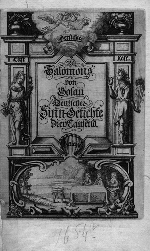 Los 1660 - Logau, Friedrich von - Salomons von Golaw Deutscher Sinn-Getichte Drey Tausend. Breslau, G. Gründer, 1654 - 0 - thumb