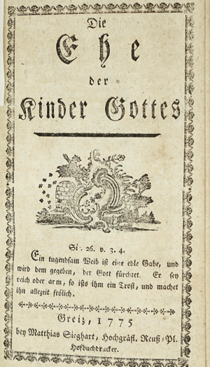 Los 1687 - Reiz, Wilhelm Gottlieb - Sammelband mit 16 Kleinschriften. Zumeist Greiz, Matthias Sieghart, 1762-1779 - 0 - thumb