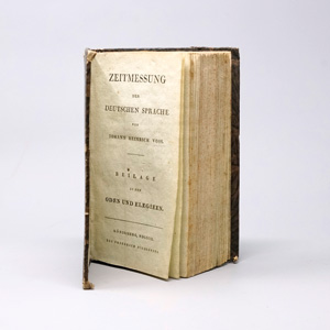 Los 1750 - Voss, Johann Heinrich - Zeitmessung der deutschen Sprache. Königsberg, Nicolovius, 1802 - 0 - thumb