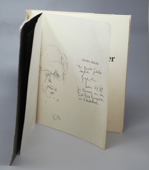 Los 3087 - Breicha, Otto - Georg Eisler. Monographie und Werkkatalog. Wien 1970. - Mit signierter Porträtzeichnung - 3 - thumb