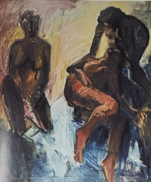 Los 3087 - Breicha, Otto - Georg Eisler. Monographie und Werkkatalog. Wien 1970. - Mit signierter Porträtzeichnung - 4 - thumb