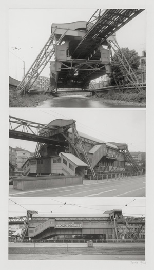 Becher, Bernd and Hilla, Schwebebahn-Bahnhof, Werther Brücke, Wuppertal