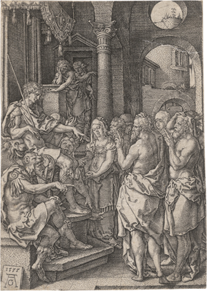 Los 5468 - Aldegrever, Heinrich - Susanna wird des Ehebruchs angeklagt - 0 - thumb