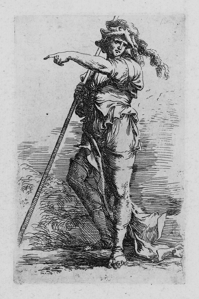Lot 903, Auction  125, Rosa, Salvatore, Has ludentis otii Carolo Rubeo singularis amicitiæ pignus. Nürnberg, Ioan. Iacobum de Sandrat, 1690. - Schönes breitrandiges Exemplar der seltenen, berühmten Folge von Studienblättern von dem Barockmaler Salvator Rosa