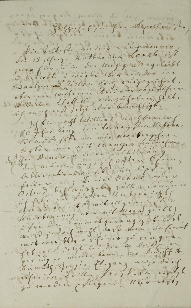 Lot 2193, Auction  125, Wieck, Friedrich, Brief über seine Schülerinnen