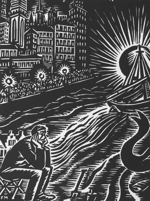 Los 3310 - Masereel, Frans - Mijn land. Mit 100 Orig.-Holzschnitten. Brüssel 1956. - 400 sign. Exemplare - 0 - thumb